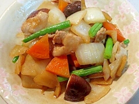 お弁当に！豚肉の野菜炒め